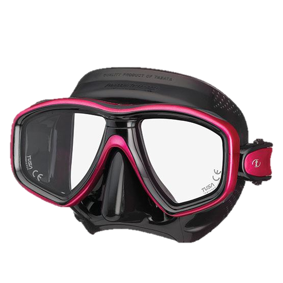 Tusa Freedom Ceos Mask - Black/Rose Pink